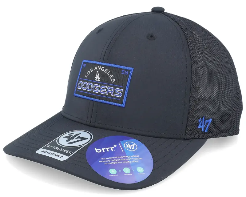 47 Brand Los Angeles Dodgers Fairholt Black Trucker online