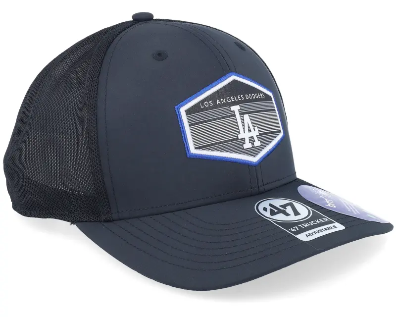 47 Brand Los Angeles Dodgers MLB Burgess Black Trucker online