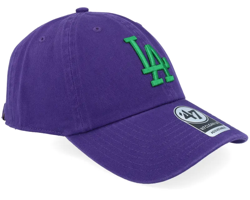 47 Brand Los Angeles Dodgers MLB Clean Up Cap Purple Dad Cap online