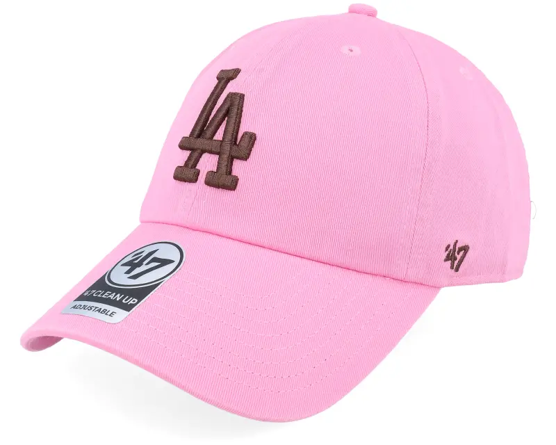 47 Brand Los Angeles Dodgers MLB Clean Up Cap Rose Dad Cap online