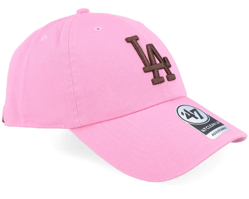 47 Brand Los Angeles Dodgers MLB Clean Up Cap Rose Dad Cap online