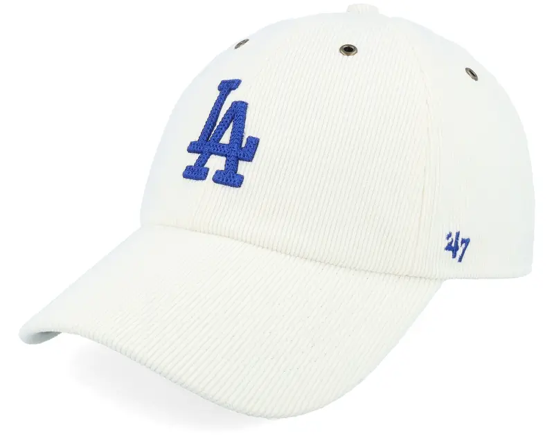 47 Brand Los Angeles Dodgers MLB Corduroy 47 Clean Up Sandstone Dad Cap online