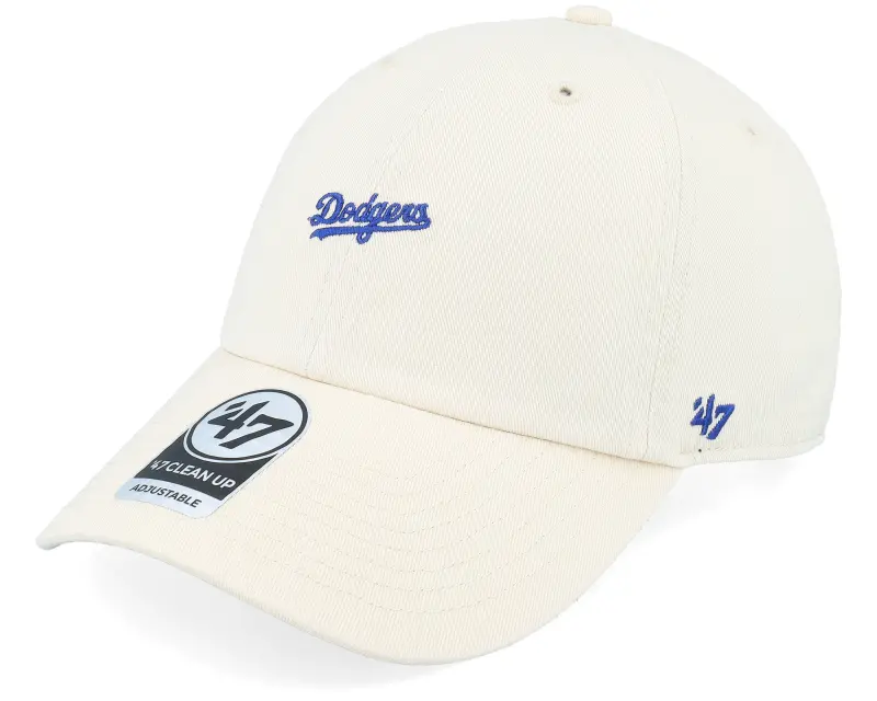 47 Brand Los Angeles Dodgers MLB Runner Script Clean Up Natural Dad Cap online
