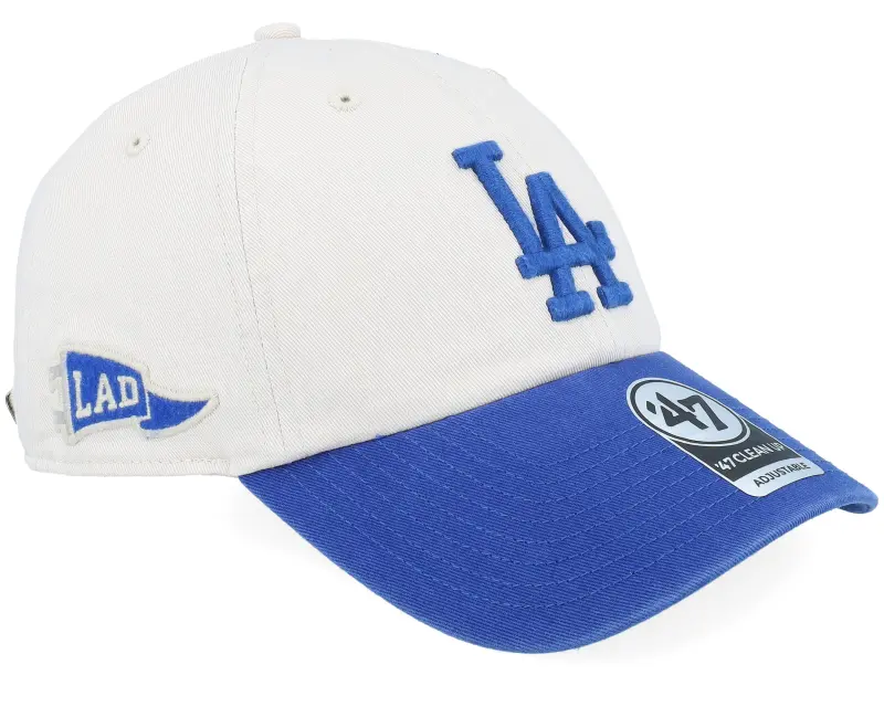 47 Brand Los Angeles Dodgers MLB Stand 47 Clean Up Bone/Royal Dad Cap online