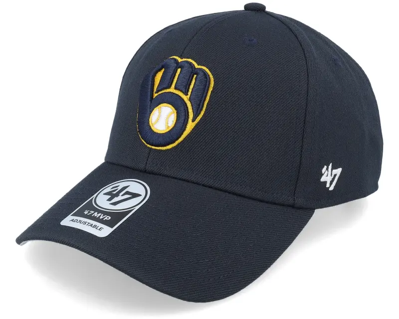 47 Brand Milwaukee Brewers Mvp Navy Adjustable online
