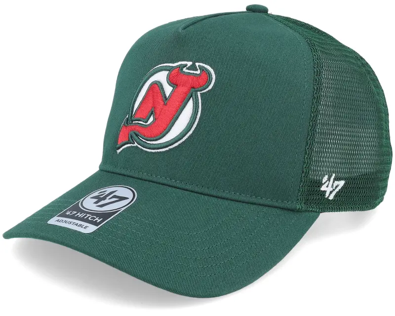 47 Brand New Jersey Devils NHL New Mesh Hitch Dark Green Trucker online