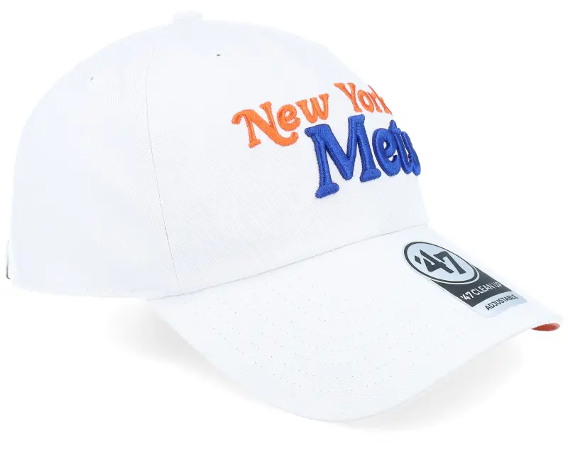 47 Brand New York Mets MLB 47 Clean Up Cap White Dad Cap online