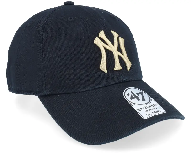 47 Brand New York Yankees Bagheera Under Clean Up Black Dad Cap online