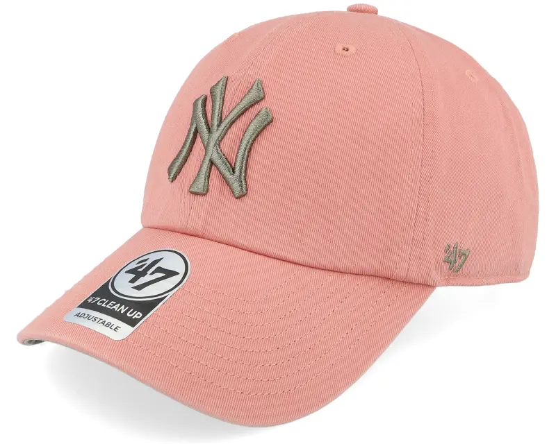 47 Brand New York Yankees Ballpark Camo Clean Up Sedona Pink Dad Cap online