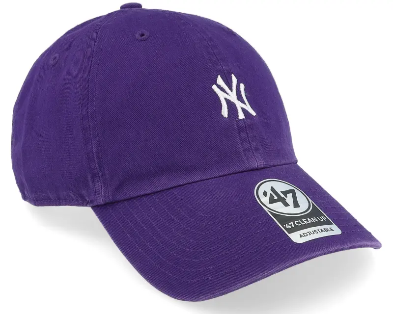 47 Brand New York Yankees Base Runner Clean Up Purple Dad cap online