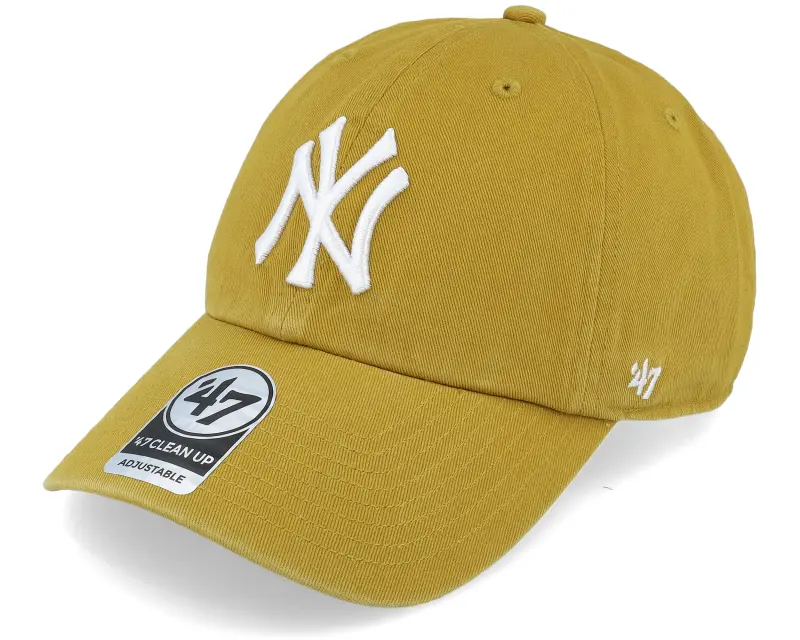 47 Brand New York Yankees Brand Clean Up Goldenrod Dad Cap online
