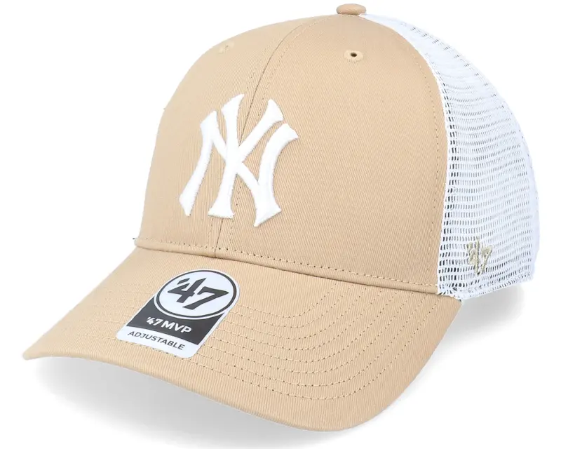 47 Brand New York Yankees Branson Mvp Khaki/White Trucker online