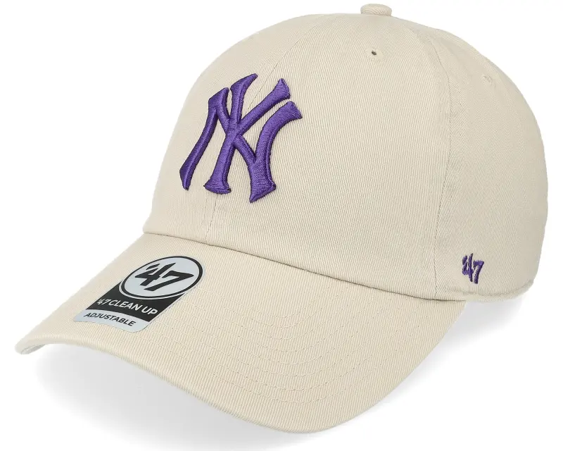 47 Brand New York Yankees Clean Up Bone Dad/Purple Cap online