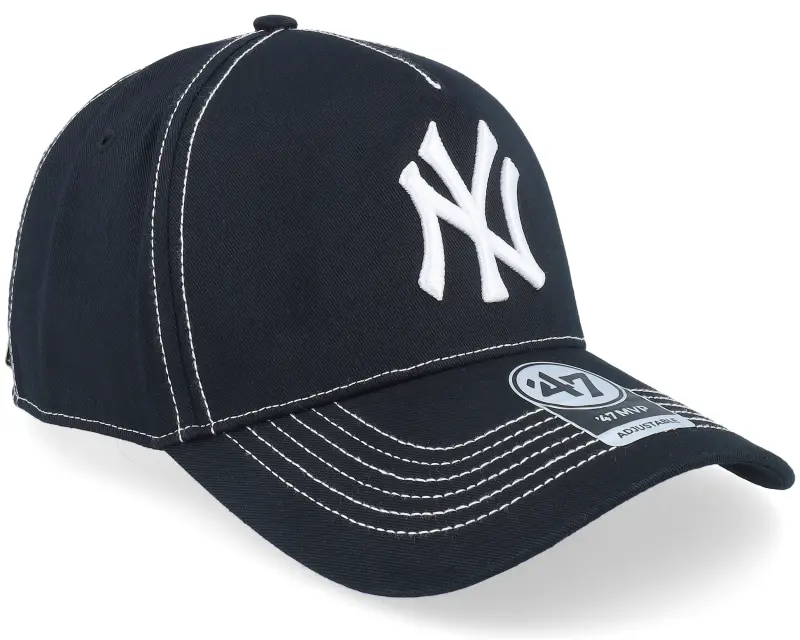 47 Brand New York Yankees Contrast Stitch Mvp Dt Black/White A-frame Adjustable online