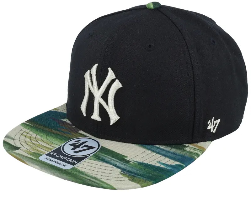 47 Brand New York Yankees Fisherman Camo Captain Black Snapback online
