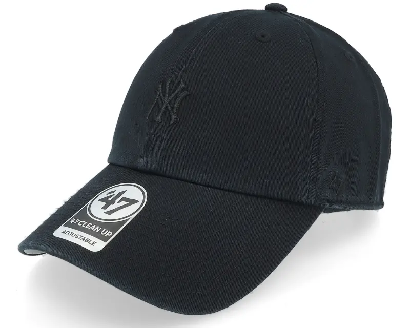 47 Brand New York Yankees MLB Base Runner Clean Up Black Dad Cap online
