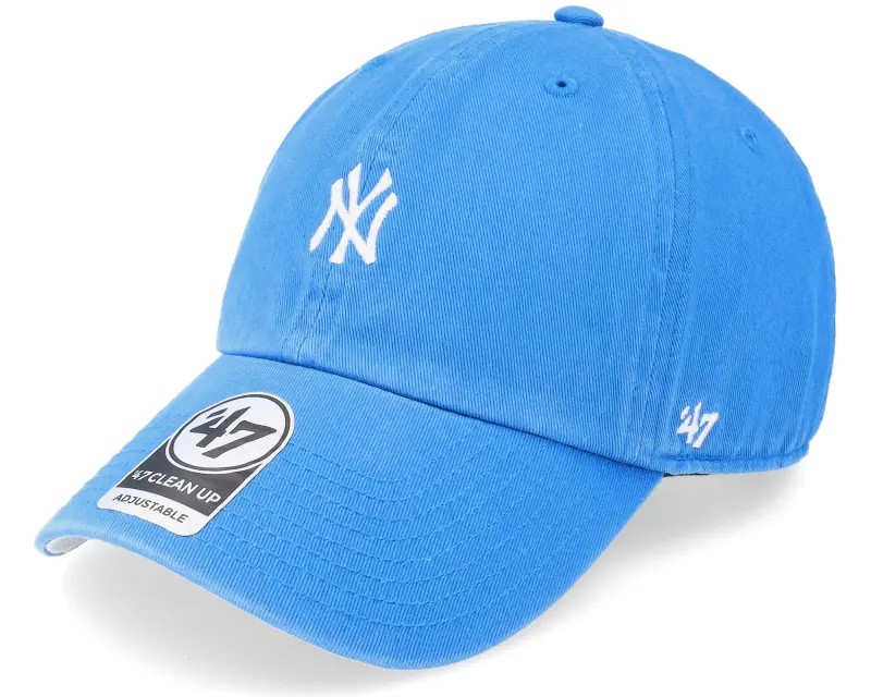 47 Brand New York Yankees MLB Base Runner Clean Up Blue Raz Dad Cap online