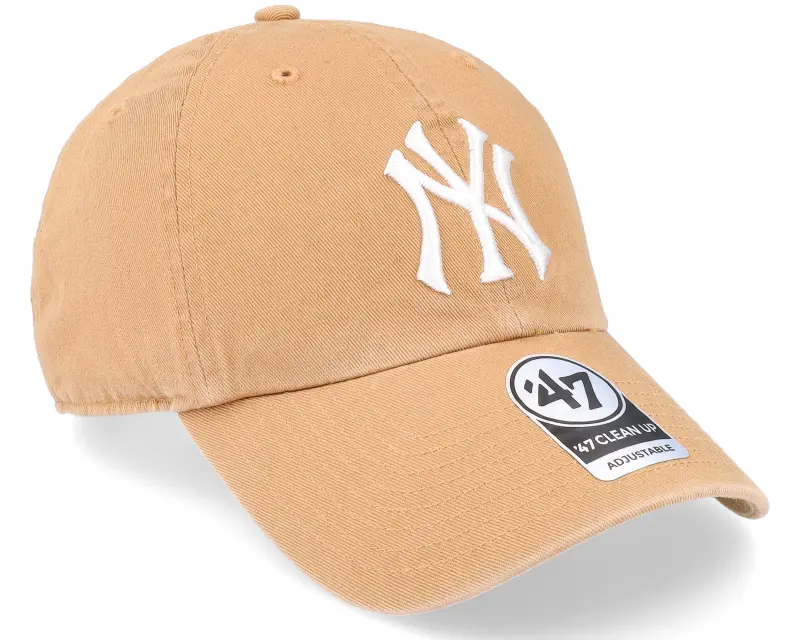47 Brand New York Yankees MLB Clean Up Camel Dad Cap online