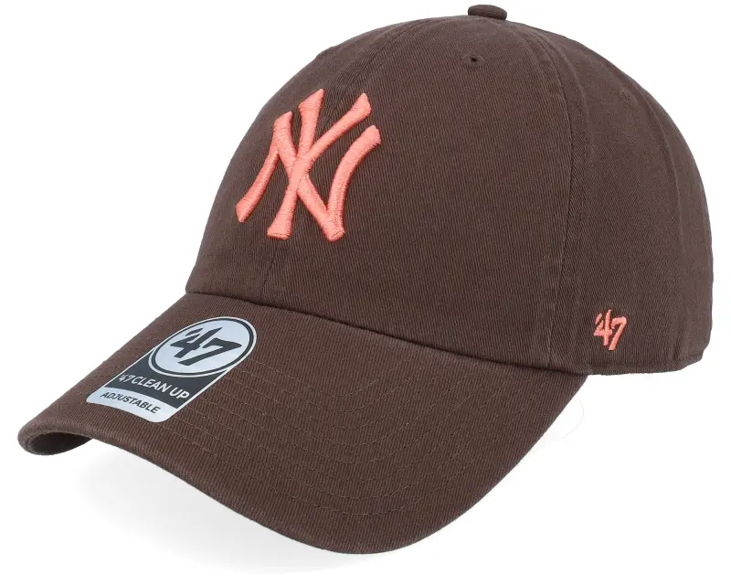 47 Brand New York Yankees MLB Clean Up Cap Brown Dad Cap online