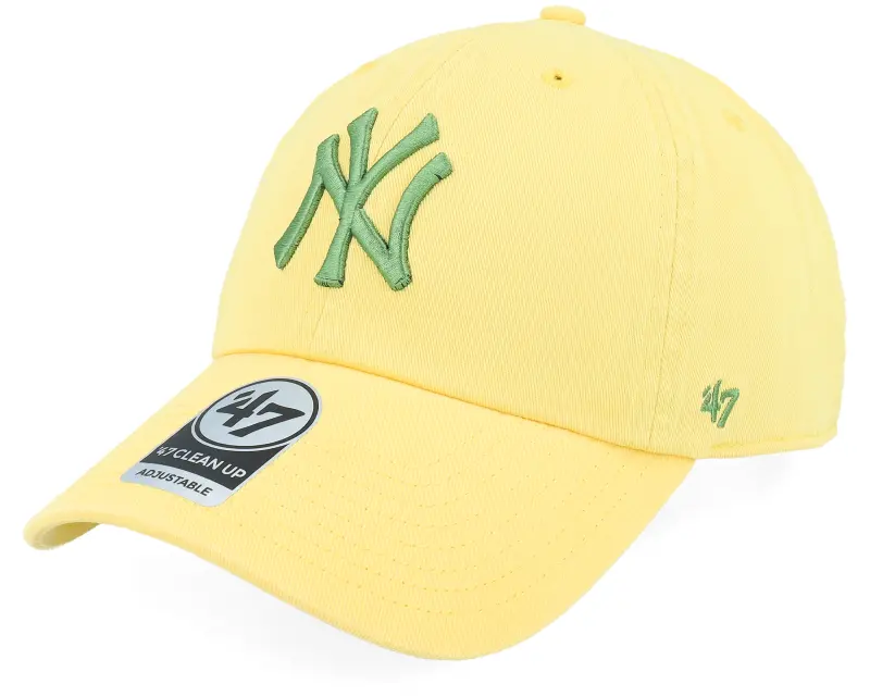 47 Brand New York Yankees MLB Clean Up Cap Maize Dad Cap online