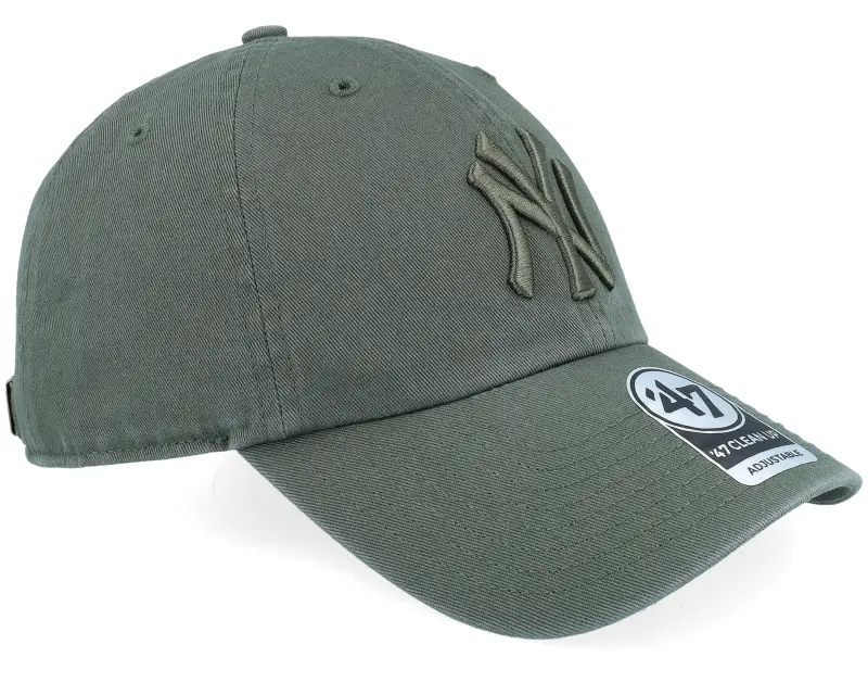 47 Brand New York Yankees MLB Clean Up Cap Moss Dad Cap online