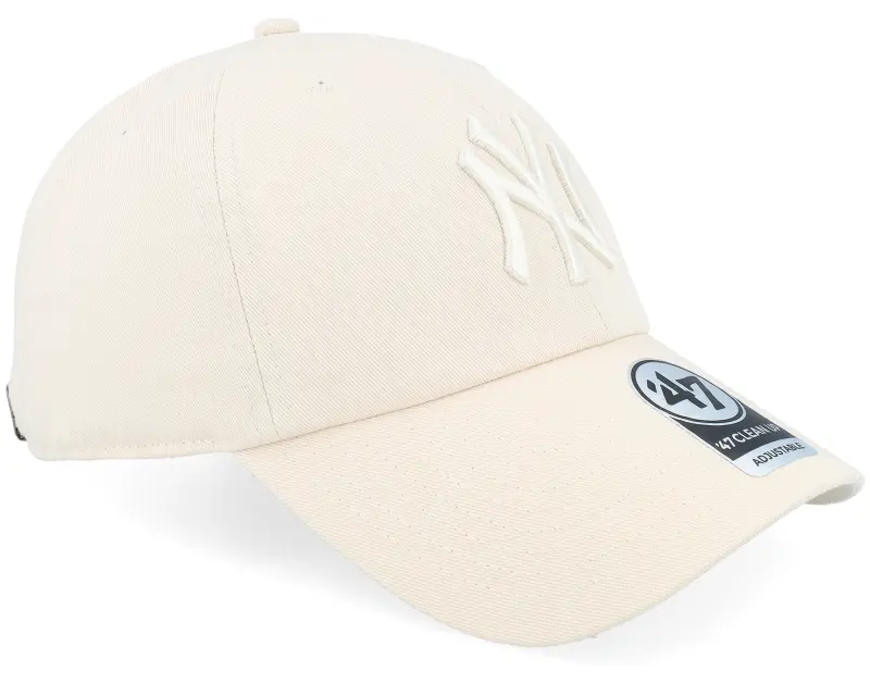 47 Brand New York Yankees MLB Clean Up Cap Natural Dad Cap online