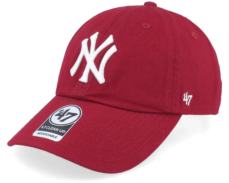 47 Brand New York Yankees MLB Clean Up Razor Red Dad Cap online
