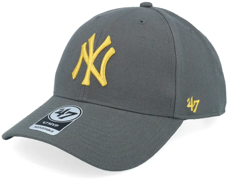 47 Brand New York Yankees MLB Mvp Cap Charcoal/Gold Adjustable online