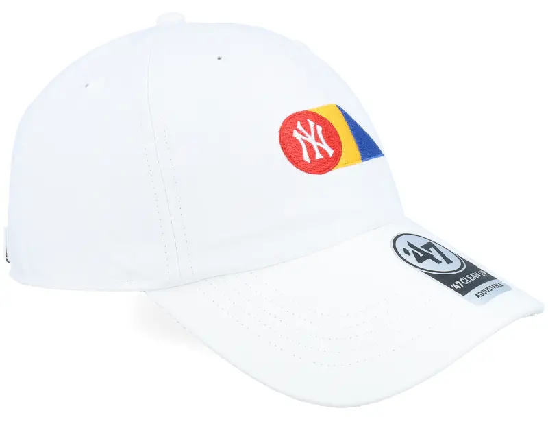 47 Brand New York Yankees MLB Purpose 47 Clean Up White Dad Cap online