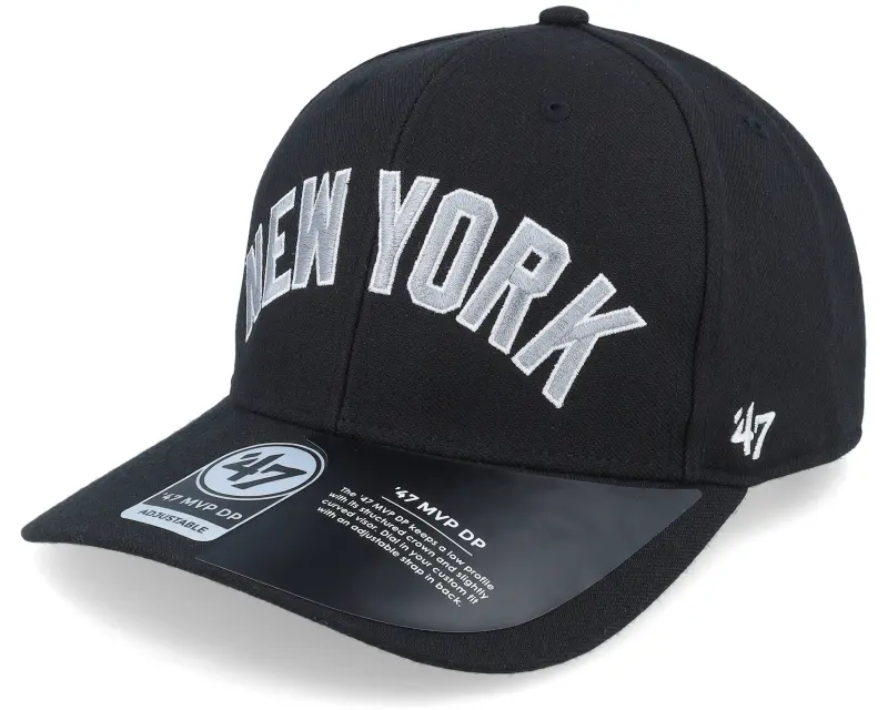 47 Brand New York Yankees MLB Replica Script Mvp Dp Black Adjustable online