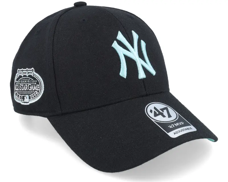47 Brand New York Yankees MLB Sure Shot MVP Black/Light Blue Adjustable online