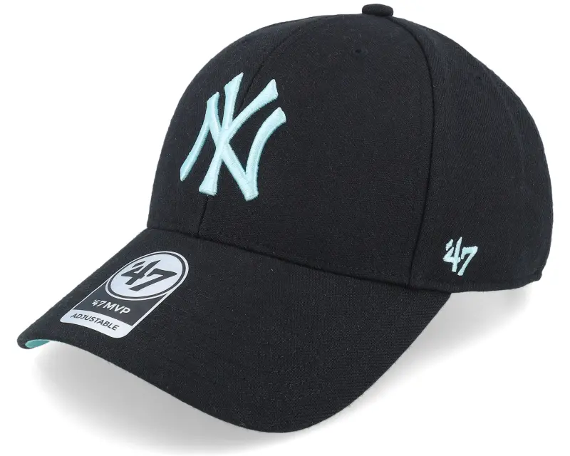 47 Brand New York Yankees MLB Sure Shot MVP Black/Light Blue Adjustable online