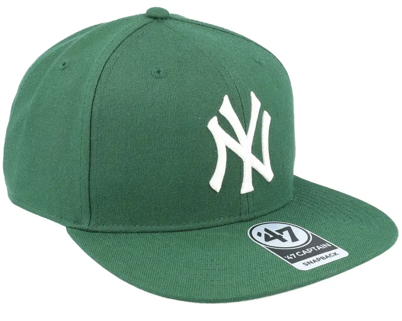 47 Brand New York Yankees No Shot Captain Dark Green Snapback online