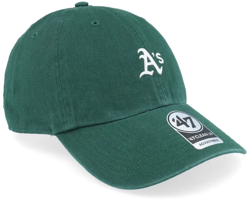 47 Brand Oakland Athletics Base Runner Clean Up Dark Green Dad Cap online