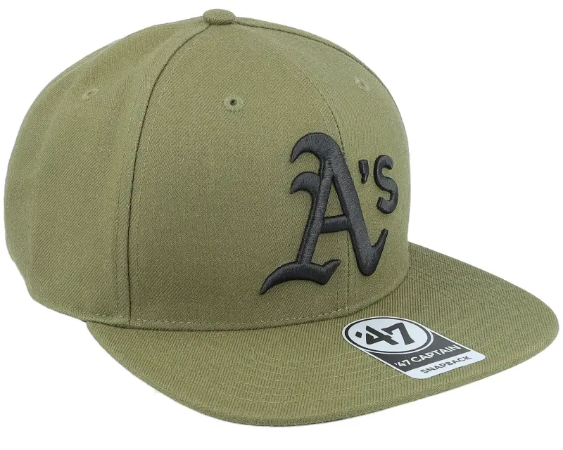 47 Brand Oakland Athletics MLB Ballpark Camo Captain Sandalwood Snapback online