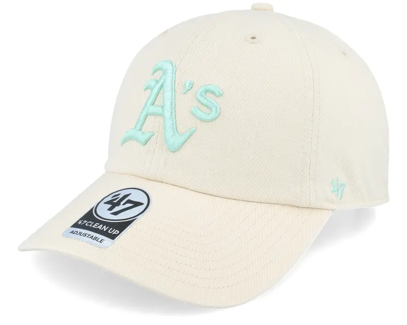 47 Brand Oakland Athletics MLB Clean Up Natural Dad Cap online