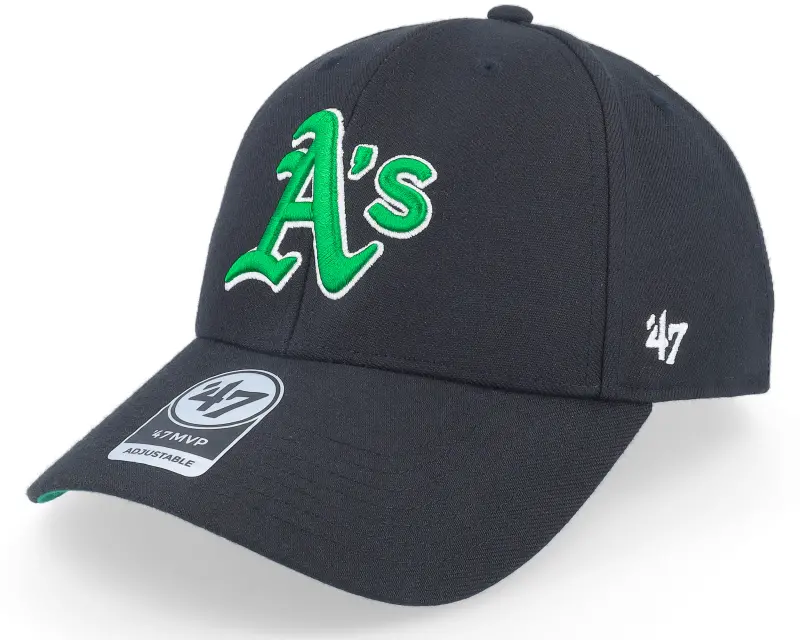 47 Brand Oakland Athletics MLB Sure Shot 47 Mvp Black Adjustable online