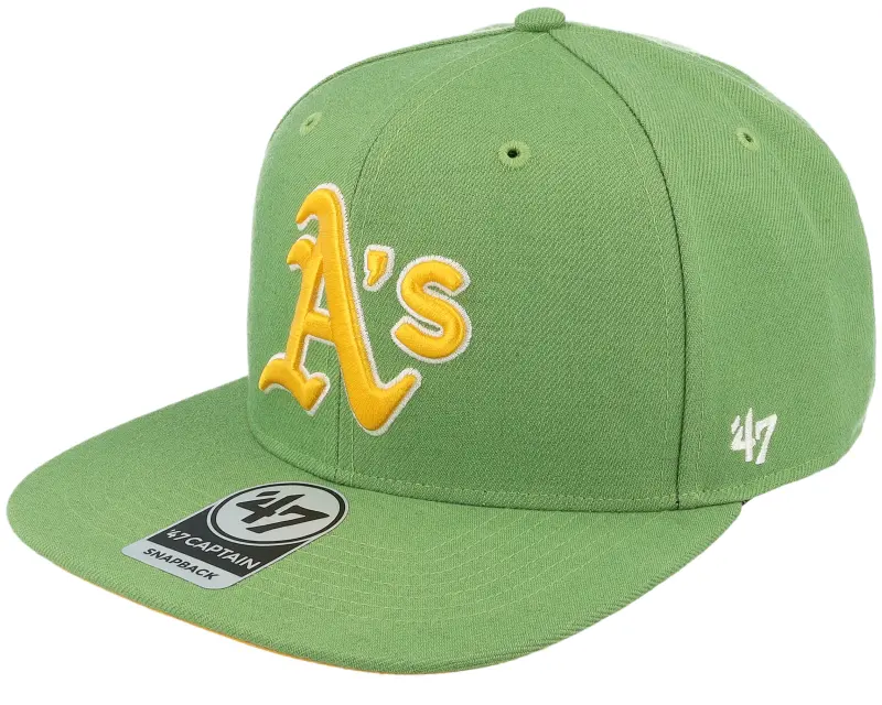 47 Brand Oakland Athletics MLB Sure Shot Under 47 Captain Green Snapback online