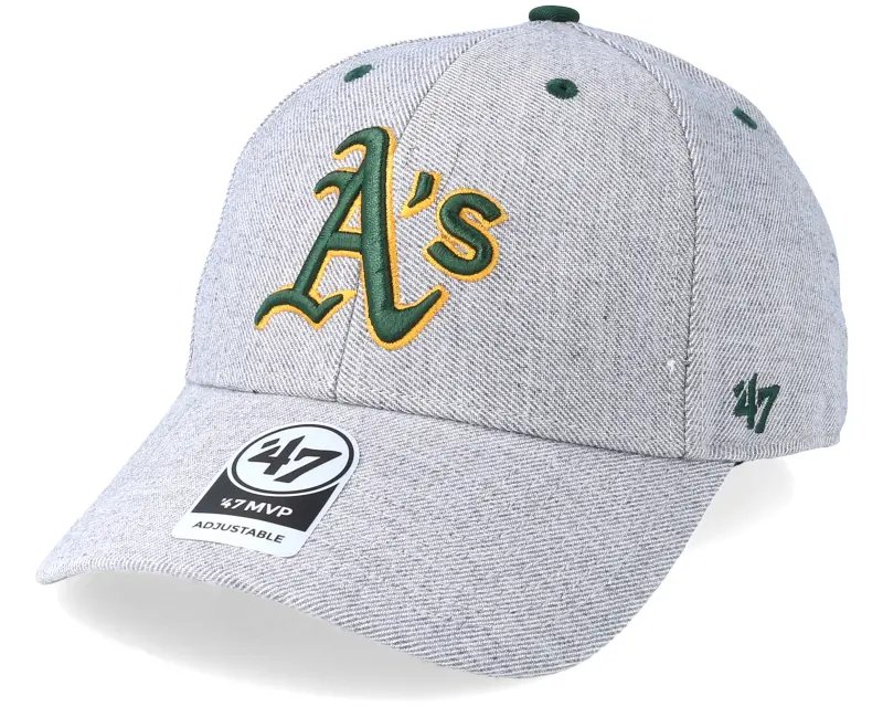 47 Brand Oakland Athletics Storm Cloud 47 Mvp Charcoal/Green Adjustable online