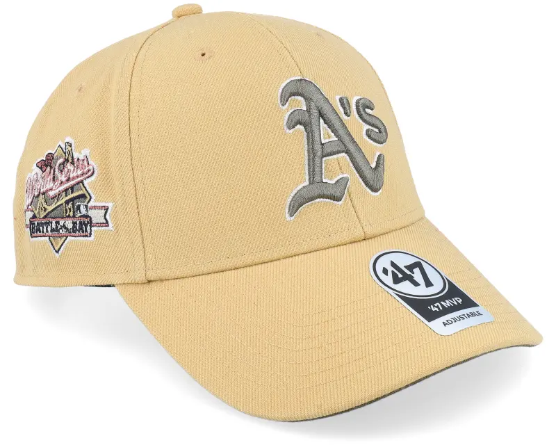 47 Brand Oakland Athletics Sure Shot Snapback Mvp Light Tan Adjustable online