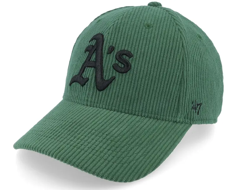 47 Brand Oakland Athletics Thick Cord Mvp Dark Green Adjustable online