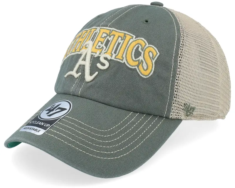 47 Brand Oakland Athletics Tuscaloosa Clean Up Bottle Green Trucker online