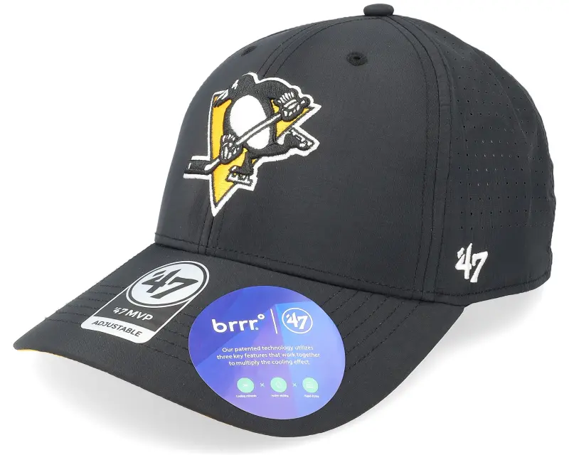 47 Brand Pittsburgh Penguins NHL Back Line Mvp Black Adjustable online