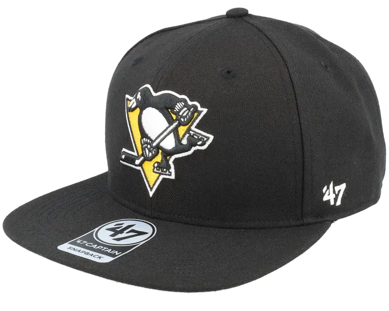 47 Brand Pittsburgh Penguins NHL No Shot Captain Black Snapback online