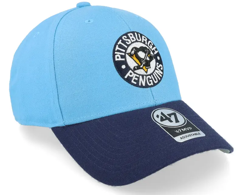 47 Brand Pittsburgh Penguins Two Tone Mvp Columbus Blue/Navy Adjustable online