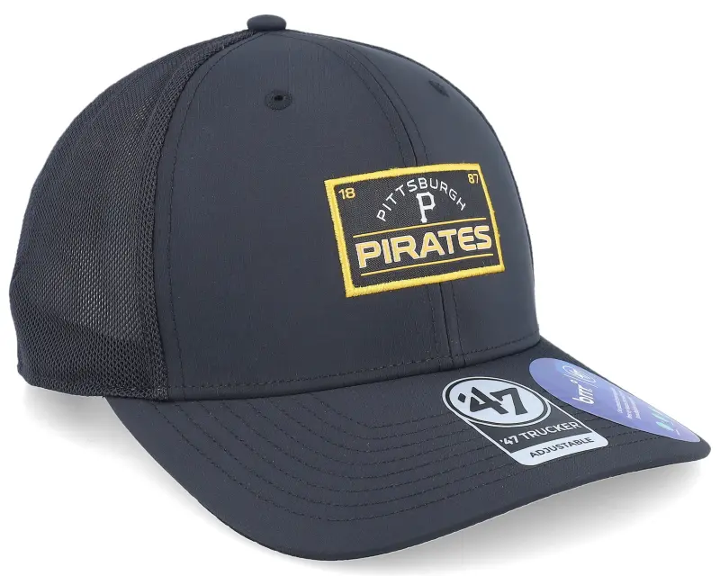 47 Brand Pittsburgh Pirates Fairholt Black Trucker online