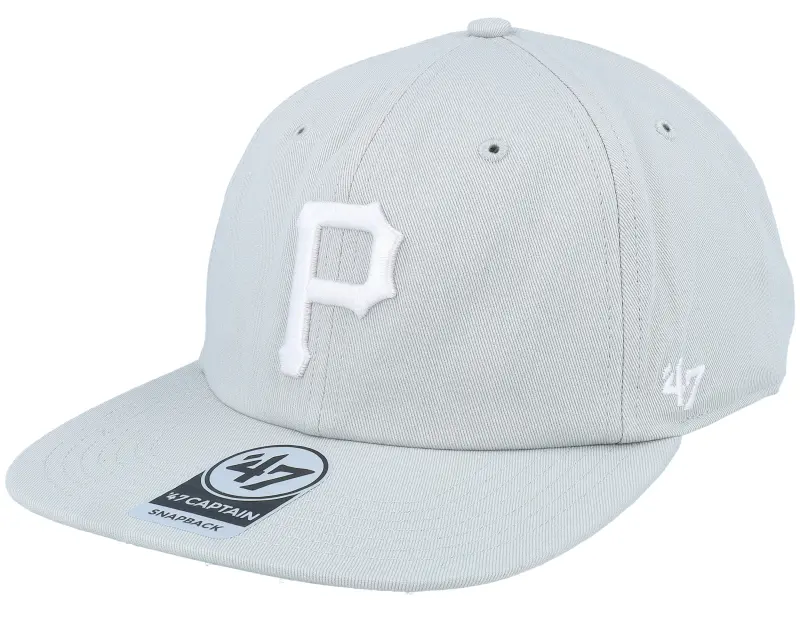 47 Brand Pittsburgh Pirates Linscott Captain Rl Grey Snapback online