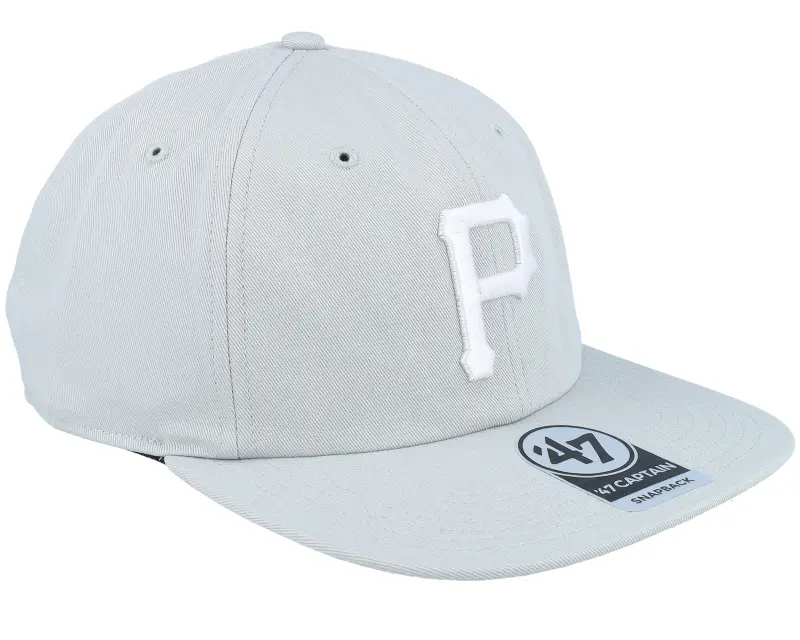 47 Brand Pittsburgh Pirates Linscott Captain Rl Grey Snapback online