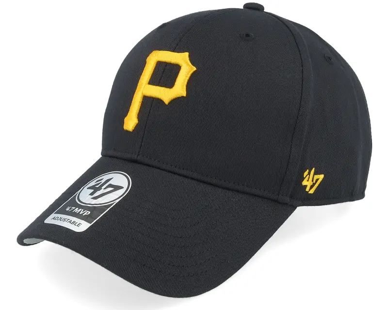47 Brand Pittsburgh Pirates Raised Basic Mvp Black Adjustable online