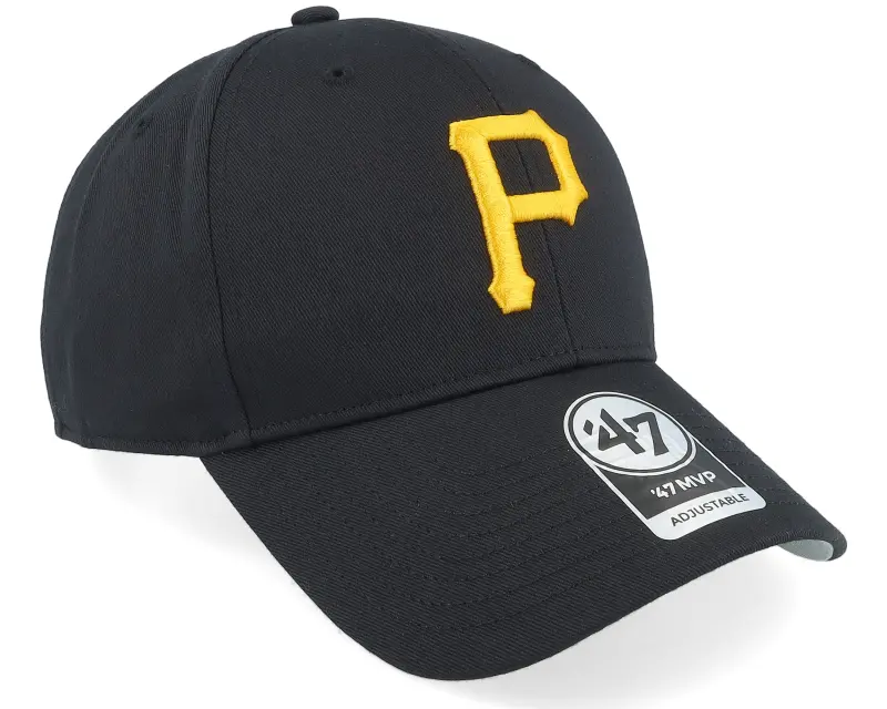 47 Brand Pittsburgh Pirates Raised Basic Mvp Black Adjustable online